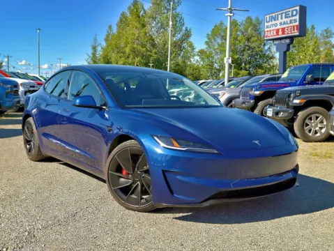 Blue 2024 Tesla Model 3 Performance Sedan 4D for sale in Anchorage, AK