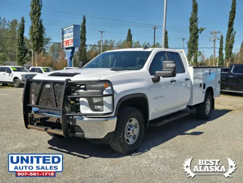 Photos of 2023 Chevrolet Silverado 2500 HD Double Cab Work Truck Pickup 4D 8 ft for sale in Anchorage, AK at United Auto Sales