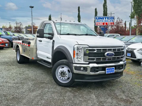 White 2023 Ford F550 Super Duty Regular Cab & Chassis XL Cab & Chassis 2D for sale in Anchorage, AK