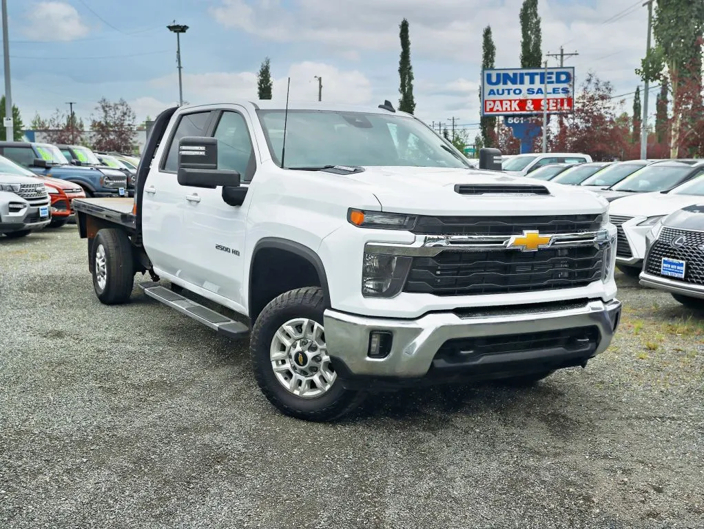 White 2024 Chevrolet Silverado 2500 HD Crew Cab LT Pickup 4D 8 ft for sale in Anchorage, AK