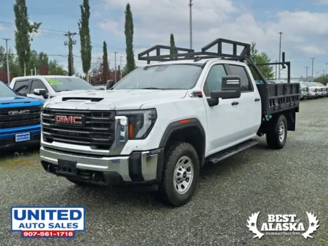 Photos of 2024 GMC Sierra 3500 HD Crew Cab Pro Pickup 4D 8 ft for sale in Anchorage, AK at United Auto Sales