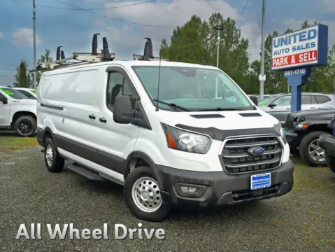 White 2020 Ford Transit 150 Cargo Van Low Roof w/LWB Van 3D for sale in Anchorage, AK