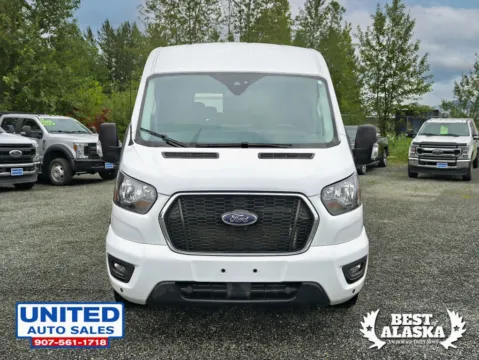 Another view of 2024 Ford Transit 350 Passenger Van XLT w/Medium Roof Van 3D for sale in Anchorage, AK at United Auto Sales