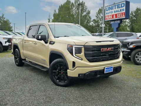 Beige 2022 GMC Sierra 1500 Crew Cab Elevation Pickup 4D 5 3/4 ft for sale in Anchorage, AK