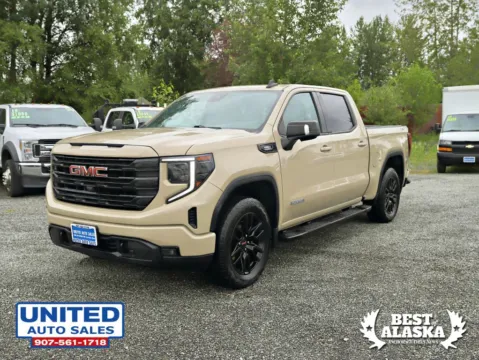 Photos of 2022 GMC Sierra 1500 Crew Cab Elevation Pickup 4D 5 3/4 ft for sale in Anchorage, AK at United Auto Sales
