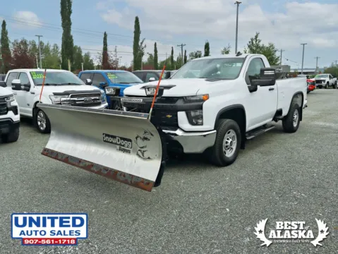 Photos of 2022 Chevrolet Silverado 2500 HD Regular Cab Work Truck Pickup 2D 8 ft for sale in Anchorage, AK at United Auto Sales