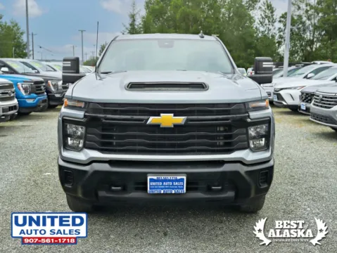 Photos of 2024 Chevrolet Silverado 2500 HD Double Cab Work Truck Pickup 4D 8 ft for sale in Anchorage, AK at United Auto Sales
