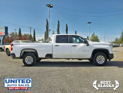 Another view of 2025 Chevrolet Silverado 3500 HD Crew Cab Work Truck Pickup 4D 8 ft for sale in Anchorage, AK at United Auto Sales