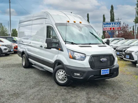 Gray 2023 Ford Transit 350 HD Cargo Van Extended Length High Roof w/11,000-lb GVWR Van 3D for sale in Anchorage, AK