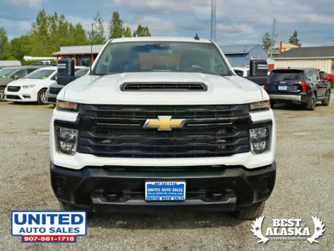 Another view of 2025 Chevrolet Silverado 3500 HD Crew Cab Work Truck Pickup 4D 8 ft for sale in Anchorage, AK at United Auto Sales