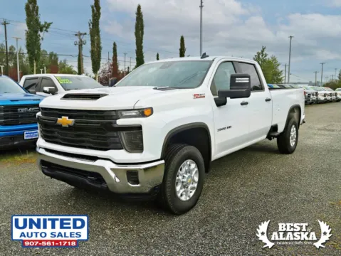 Photos of 2024 Chevrolet Silverado 3500 HD Crew Cab Work Truck Pickup 4D 8 ft for sale in Anchorage, AK at United Auto Sales
