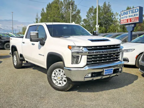 White 2022 Chevrolet Silverado 3500 HD Crew Cab LTZ Pickup 4D 6 1/2 ft for sale in Anchorage, AK