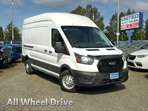 White 2025 Ford Transit 250 Cargo Van High Roof w/LWB Van 3D for sale in Anchorage, AK