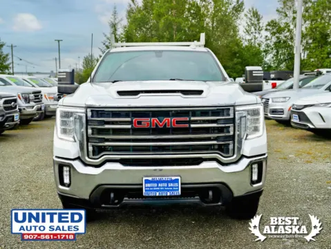 Another view of 2023 GMC Sierra 3500 HD Crew Cab SLT Pickup 4D 8 ft for sale in Anchorage, AK at United Auto Sales