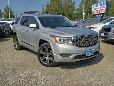 Silver 2017 GMC Acadia Denali Sport Utility 4D for sale in Anchorage, AK