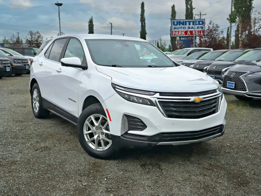 White 2022 Chevrolet Equinox LT Sport Utility 4D for sale in Anchorage, AK