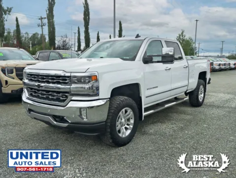 Another view of 2017 Chevrolet Silverado 1500 Crew Cab LTZ Pickup 4D 5 3/4 ft for sale in Anchorage, AK at United Auto Sales