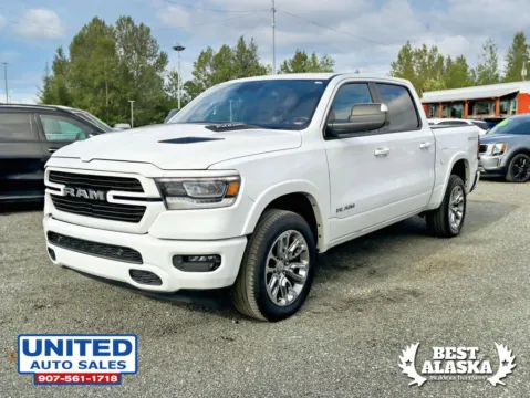 Photos of 2021 Ram 1500 Crew Cab Laramie Pickup 4D 5 1/2 ft for sale in Anchorage, AK at United Auto Sales