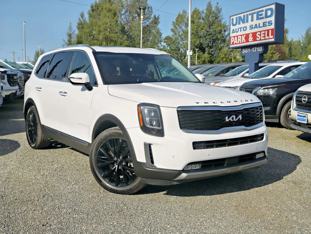White 2022 Kia Telluride SX Sport Utility 4D for sale in Anchorage, AK