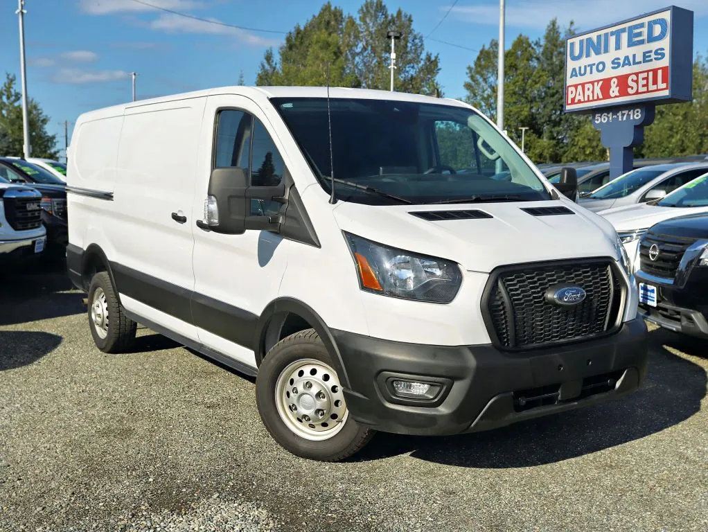 White 2023 Ford Transit 250 Cargo Van Low Roof w/RWB Van 3D for sale in Anchorage, AK