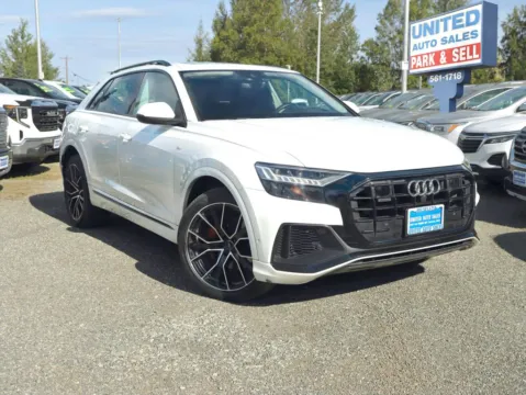 White 2019 Audi Q8 Prestige Sport Utility 4D for sale in Anchorage, AK