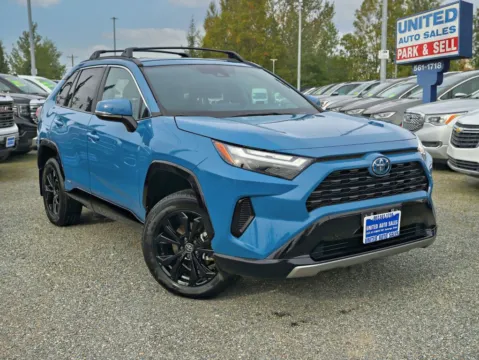 Blue 2024 Toyota RAV4 Hybrid SE Sport Utility 4D for sale in Anchorage, AK