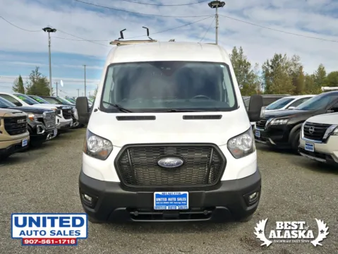 Another view of 2021 Ford Transit 250 Cargo Van Medium Roof w/LWB Van 3D for sale in Anchorage, AK at United Auto Sales