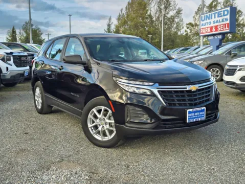Black 2022 Chevrolet Equinox LS Sport Utility 4D for sale in Anchorage, AK