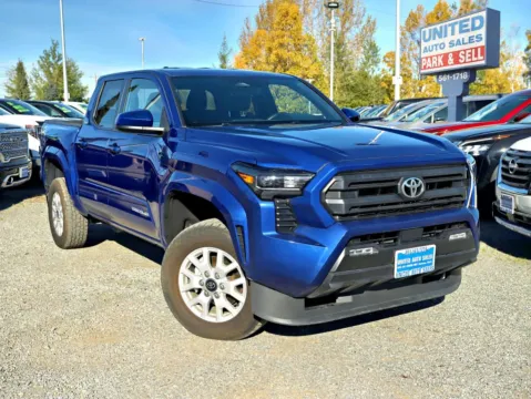 Blue 2024 Toyota Tacoma Double Cab SR5 Pickup 4D 5 ft for sale in Anchorage, AK