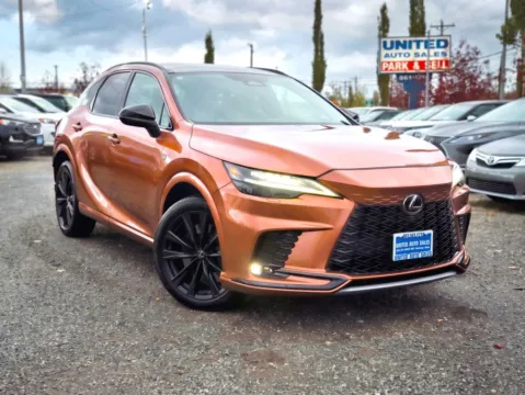 Beige 2023 Lexus RX 500h F SPORT Performance Sport Utility 4D for sale in Anchorage, AK