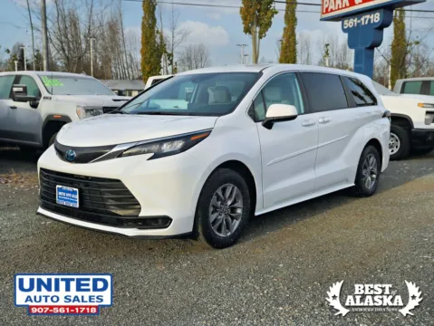 Photos of 2024 Toyota Sienna LE Van 4D for sale in Anchorage, AK at United Auto Sales