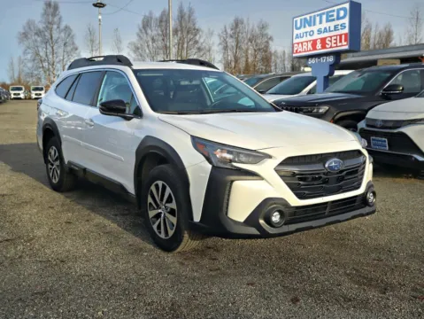 White 2025 Subaru Outback Premium Wagon 4D for sale in Anchorage, AK