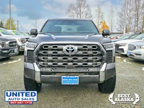 Another view of 2024 Toyota Tundra Hybrid CrewMax Platinum Pickup 4D 6 1/2 ft for sale in Anchorage, AK at United Auto Sales