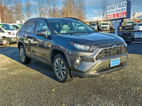 Gray 2019 Toyota RAV4 XLE Premium Sport Utility 4D for sale in Anchorage, AK