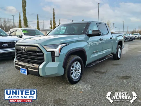 Another view of 2024 Toyota Tundra CrewMax SR5 Pickup 4D 6 1/2 ft for sale in Anchorage, AK at United Auto Sales