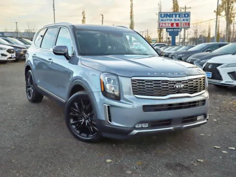 Silver 2021 Kia Telluride SX Sport Utility 4D for sale in Anchorage, AK