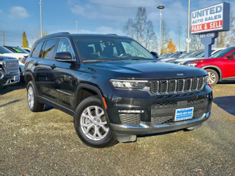 Black 2022 Jeep Grand Cherokee L Limited Sport Utility 4D for sale in Anchorage, AK