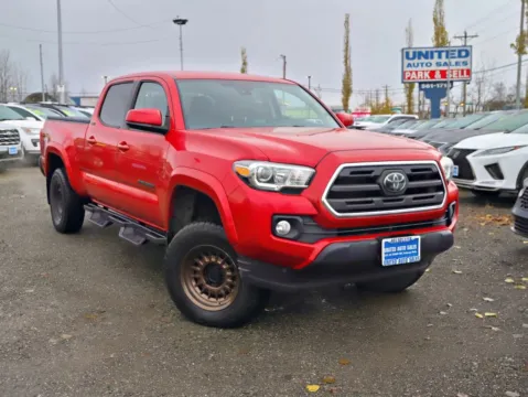 Red 2018 Toyota Tacoma Double Cab SR5 Pickup 4D 6 ft for sale in Anchorage, AK
