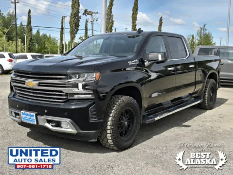 Photos of 2021 Chevrolet Silverado 1500 Crew Cab High Country Pickup 4D 6 1/2 ft for sale in Anchorage, AK at United Auto Sales