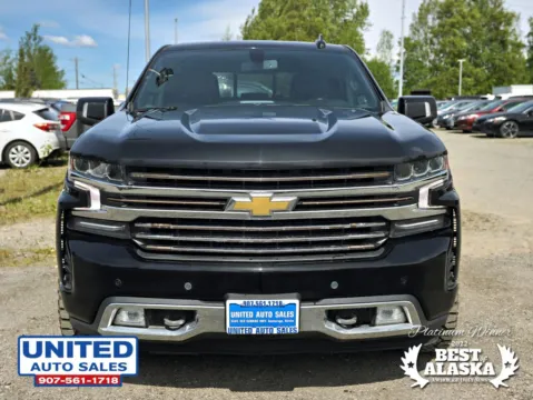 Another view of 2021 Chevrolet Silverado 1500 Crew Cab High Country Pickup 4D 6 1/2 ft for sale in Anchorage, AK at United Auto Sales