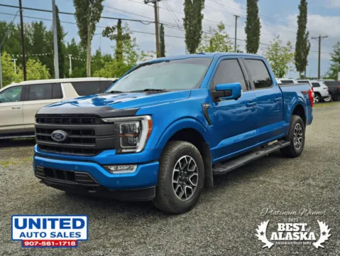 Another view of 2021 Ford F-150 SuperCrew Cab Lariat Pickup 4D 5 1/2 ft for sale in Anchorage, AK at United Auto Sales