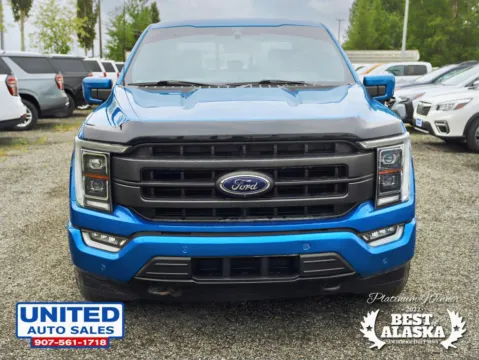 Photos of 2021 Ford F-150 SuperCrew Cab Lariat Pickup 4D 5 1/2 ft for sale in Anchorage, AK at United Auto Sales
