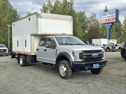 Silver 2018 Ford F550 Super Duty Crew Cab & Chassis XL Cab & Chassis 4D for sale in Anchorage, AK