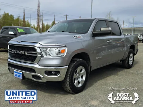 Another view of 2020 Ram 1500 Crew Cab Big Horn Pickup 4D 5 1/2 ft for sale in Anchorage, AK at United Auto Sales