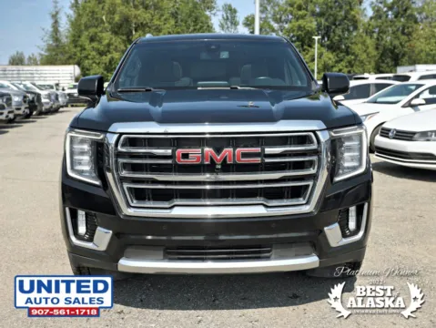 Photos of 2021 GMC Yukon SLT Sport Utility 4D for sale in Anchorage, AK at United Auto Sales