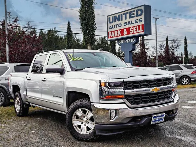 2017 Chevrolet Silverado 1500 Crew Cab LT Pickup 4D 5 3/4 ft for sale in Anchorage, AK