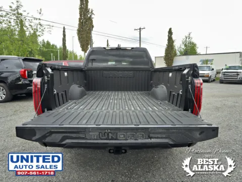 More photos of 2024 Toyota Tundra CrewMax Platinum Pickup 4D 6 1/2 ft at United Auto Sales, AK