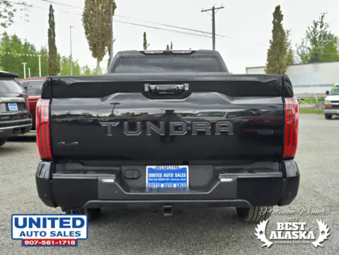 More photos of 2024 Toyota Tundra CrewMax Platinum Pickup 4D 6 1/2 ft at United Auto Sales, AK