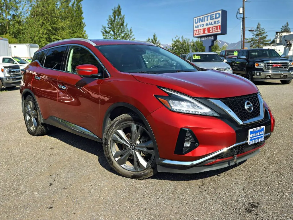 Red 2019 Nissan Murano Platinum Sport Utility 4D for sale in Anchorage, AK