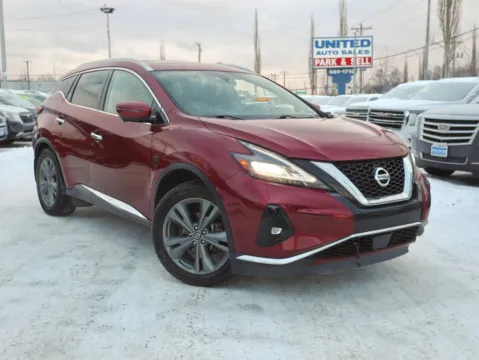 Red 2019 Nissan Murano Platinum Sport Utility 4D for sale in Anchorage, AK